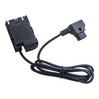 Caruba Canon LP E6 full decoding Dummy battery +D TAP B type port (straight cable)