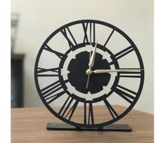 Stalo laikrodis 20 cm 1xAA juodas
