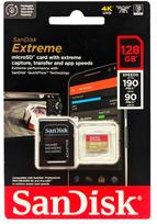 SanDisk atm. korta microSDXC 128GB Extreme 190MB/s
