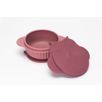 InnoGiO prilimpantis silikoninis dubenėlis su dangteliu GIO-910PINK