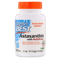 Doctor's Best Astaxanthin with AstaPure  6 mg 90 vsoftgels