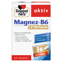 Maisto papildas Aktiv Magnis, Vitaminas B6, 30 tablečių
