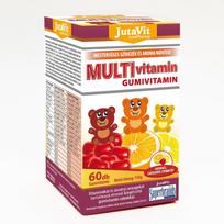 Maisto papildas Multivitaminai guminukai JutaVita vaikams, N60