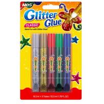 Klijai su blizgučiais Amos Classic 5 vnt. - 10.5 ml