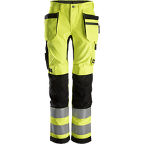 Moteriškos gero matomumo kelnės su papildomomis kišenėmis Snickers Workwear