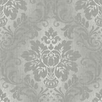 Viniliniai tapetai flizelino pagrindu GRANDECO FABRIC DAMASK, A10904, 0,53 x 10,05 m