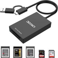 XQD SD kortelių skaitytuvas USB-C + adap. USB A