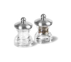 Cole&Mason - Druskos ir pipirų malūnėlių rinkinys BUTTON 2 vnt 6,5 cm