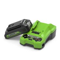 Greenworks Akumuliatoriaus ir kroviklio komplektas 24V 2A GSK24B2