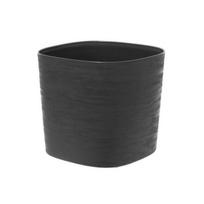 Plastikinis vazonas TERA CAPRI 24, juodos sp., 24 x 21 cm