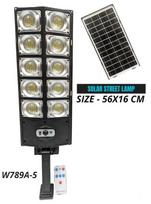 LED lešinis gatvės šviestuvas su saulės kolektoriumi ir valdymo pultu W789A-5