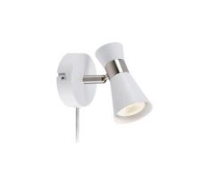 Markslöjd 108627- Sieninis prožektorius FOLIE 1xGU10/7W/230V baltas/matinis chromas
