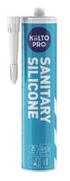 Sanitarinis silikoninis hermetikas KIILTO PRO, 46 Silver, sidabro pilka sp., 310 ml