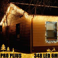 Profesionali lauko girlianda varvekliai 348 LED PRO PLIUS IP67 : LED lempučių spalva - Šiltai Balta (WW)