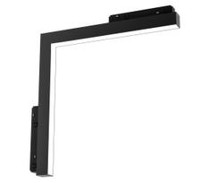 LED Šviestuvas bėgių sistemai MAGNETIC TRACK L-DOWN LED/24W/48V 4000K juodas