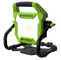 Akumuliatorinis LED šviestuvas Greenworks G24WL, 24 V, (tik įrankis)
