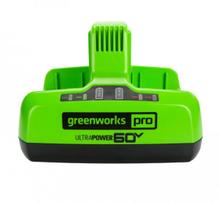 Dvigubas kroviklis Greenworks G60X2UC6, 60 V, 6 A