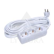 Ilgiklis Realtek G03M 10m 3x1,5mm 3 kišt. lizdai
