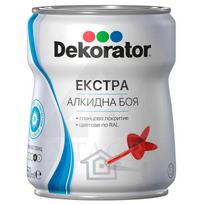 Blizgi alkidinė emalė DEKORATOR EXTRA, geltonas melionas RAL1028, 2.5 l