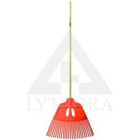Grėblys "vėduoklė" plast. P 60cm  su med.kot.L 1,6m, VERTAS (RG4)