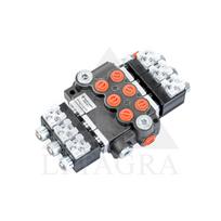 Kryptinis elektromagnetinio valdymo trijų sekcijų hidraulikos valdymo vožtuvas 03Z50-AAA-ES3-12VDC-G