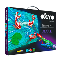 Kūrybinis rinkinys Modelino rinkinys - 3D tapyba Koi Carps (30*40 cm)
