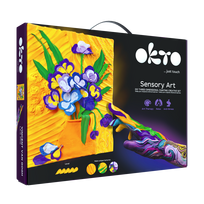 Kūrybinis rinkinys Modelino rinkinys - 3D tapyba Irises (30*40 cm)