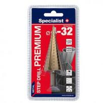 Žingsninis grąžtas, 4-32 mm, Specialist+ Premium