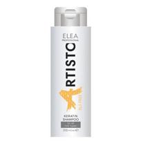 ELEA PROFESSIONAL ARTISTO KERATIN SLS FREE atstatomasis šampūnas su keratinu, be sulfatų 200 ml