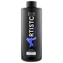 SILVER ELEA PROFESSIONAL ARTISTO BLOND COLLECTION sidabrinis, tuonuojantis  šampūnas šviesiems plaukams, neutralizuojantis geltonumą 1000 ml