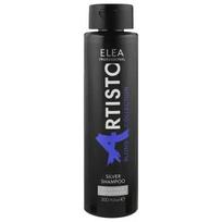 SILVER ELEA PROFESSIONAL ARTISTO BLOND COLLECTION sidabrinis, tonuojantis šampūnas šviesiems plaukams, neutralizuojantis geltonumą  300 ml