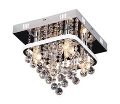 Rabalux 2238 - Ant pagrindo montuojamas krištolinis sietynas PALLAS LED/23W/230V + 4xE14/40W