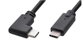 MicroConnect USB-C cable 1m, 3.2 Gen2, one  end Angled , 60W, 10Gbps