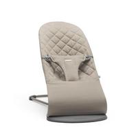 BabyBjörn Bliss Sand Grey cotton gultukas