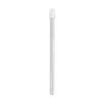 Vienkartinis seilių atsiurbėjas su nuimamu dangteliu, baltas 13 cm, 100 vnt.