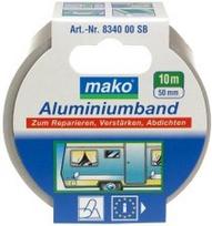 Juosta aliuminė lipni, 100 C° Mako | 50 mm x 10 m