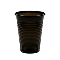 Nitras plastikiniai vienkartiniai puodeliai juodi, 180 ml (100 vnt.)