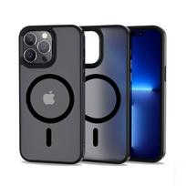 Permatomas/dūmų spalvos dėklas TECH-PROTECT MAGMAT MAGSAFE telefonui iPhone 14 Pro Max