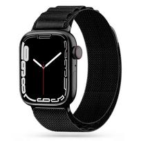 Juoda apyrankė "Tech-Protect Nylon Pro" laikrodžiui Apple Watch 4 / 5 / 6 / 7 / 8 / 9 / 10 / 11 / SE / ULTRA (44 / 45 / 46 / 49 MM)