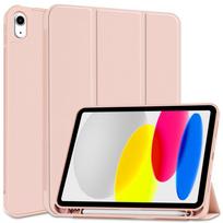 Rožinis atverčiamas dėklas "Tech-Protect SC Pen" planšetei Ipad 10.9” 10 / 2022 / 11” 11 / 2025