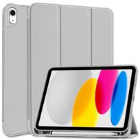 Pilkas atverčiamas dėklas "Tech-Protect SC Pen" planšetei Apple Ipad 10.9” 10 / 2022 / 11” 11 / 2025