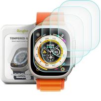 Apsauginis stikliukas "Ringke ID FC Glass" (4 vnt) laikrodžiui Apple Watch Ultra 1 / 2 / 3 (49MM)