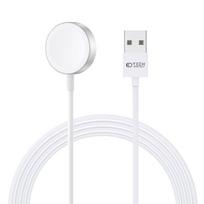 Baltas laikrodžio įkroviklis Tech-Protect "Ultraboost Magnetic Charging Cabel - USB " ( 120cm ) skirtas Apple Watch