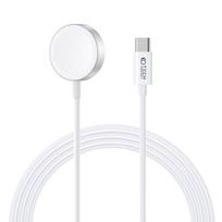 Baltas laikrodžio įkroviklis "Tech-Protect Ultraboost Magnetic Charging Cabel TYPE-C" ( 120cm.) skirtas Apple Watch