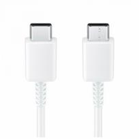 USB kabelis originalus Samsung EP-DA705BWE 25W 3A Type-C-Type-C 1.0m be pakuotės baltas