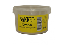 Priedas BAK B, prieššaltinis, mišiniams,  Sakret, 200g