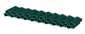 Tvoros Juosta Klipsai Basic Line 4.75 cm (RAL6005) - 20 vnt