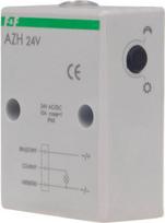 Light dependent relay, 24V 10A, with internal light-sensitive sensor, panel-mounted AZH-24V | 5908312592303