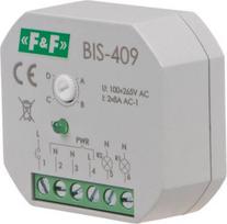 Electronic bistable pulse relay, 165÷265 VAC, 2x8A, 2xNO, BIS-409 BIS-409 | 5908312598398