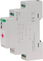 Electronic bistable impulse relay 9÷30VAC/DC, 16A(120A/20 ms), 1xNO, DIN BIS-413-LED-24V | 5908312598701